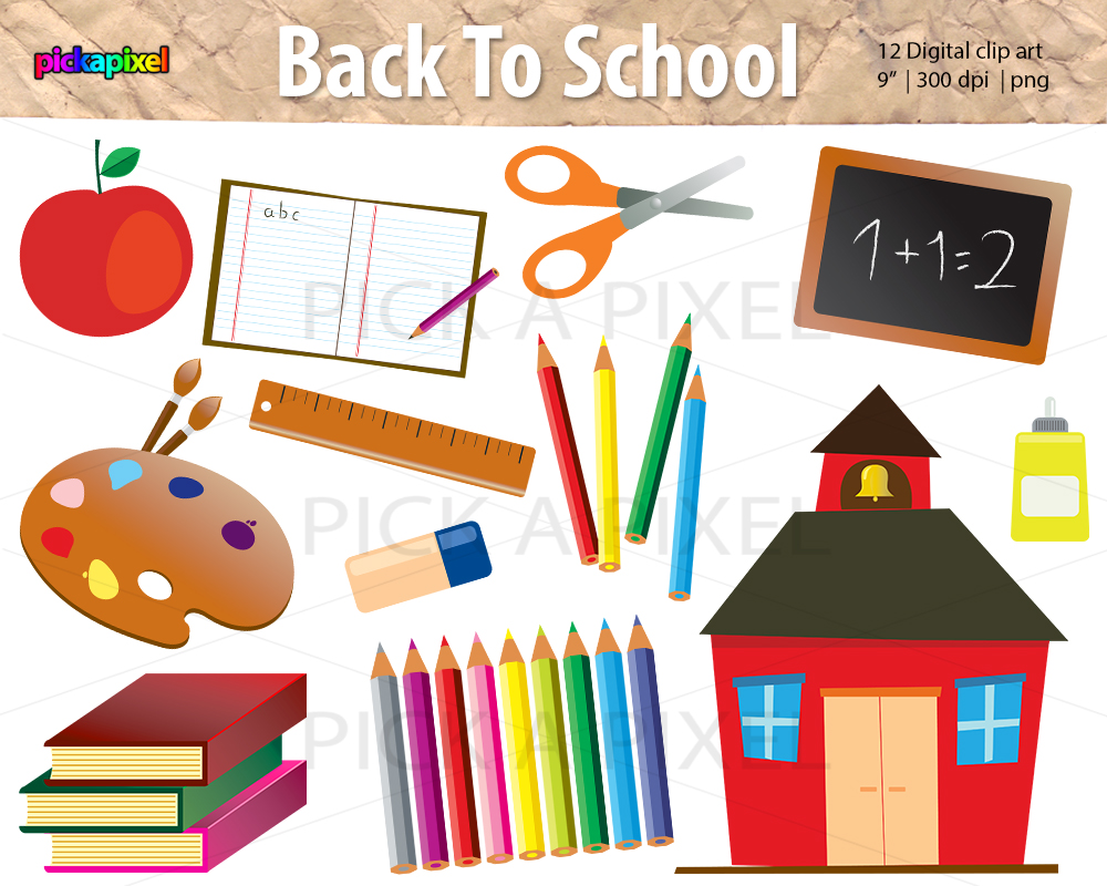 back to school pictures clip art - photo #19